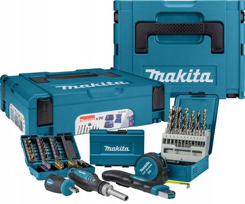 MAKITA Zestaw narzędzi wierteł bitów w walizce Makpac 96 sztuk B-49725 na Arena.pl