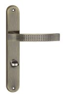 KLAMKA DRZWIOWA ASTRA 72MM WC KOLOR PATYNA