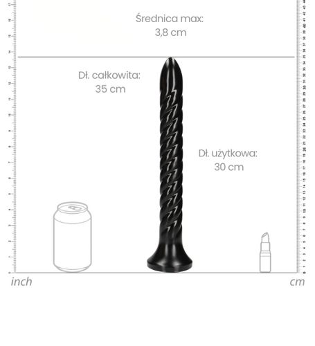 Ogromne spiralne dildo analne na Arena.pl
