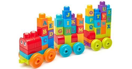 Klocki Mega Bloks pociąg edukacyjny ABC na Arena.pl