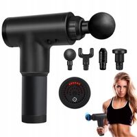 PISTOLET DO MASAŻU MOCNY MASAŻER DO CIAŁA PLECÓW MASSAGE GUN PRO AKUMULATOR