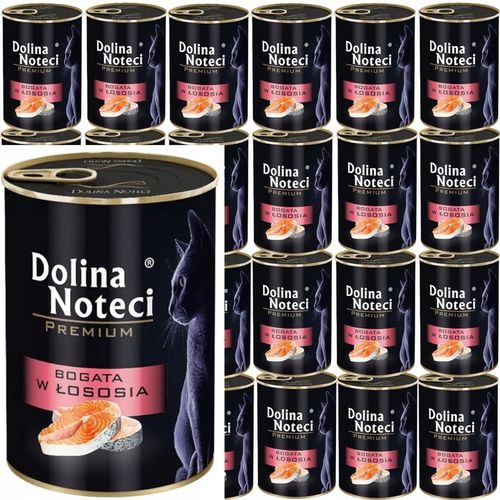 Karma dla kota DOLINA NOTECI Łosoś 24 x 400 g na Arena.pl