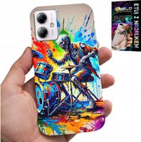 ETUI DO MOTOROLA MOTO G14 - ROCK PERKUSJA BĘBNY KOŚCIOTRUP POKROWIEC