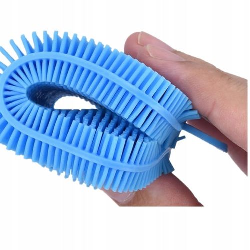 Myjka silikonowa ekologiczna gąbka zmywak kuchenny do mycia naczyń różowy na Arena.pl