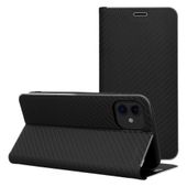 Kabura LUNA Book Carbon do IPHONE 17 czarny