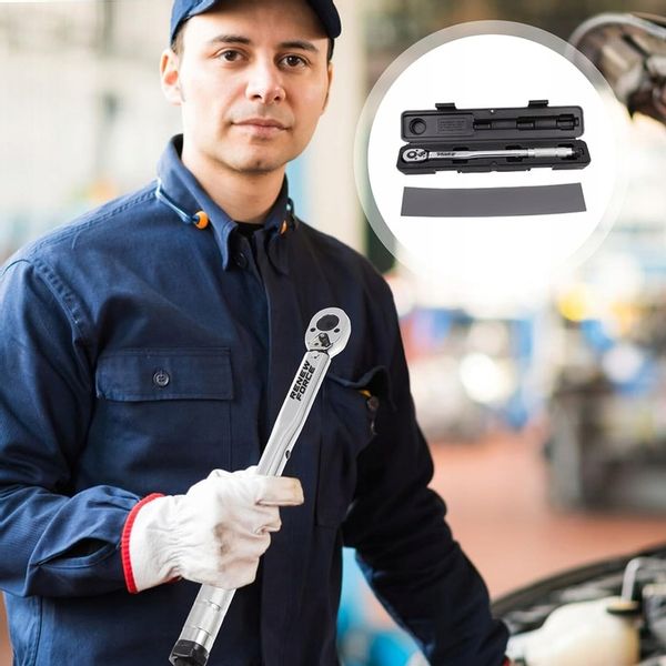 Klucz Dynamometryczny z Blokadą Blokada 5-25 Nm 1/4" Dwukierunkowy z Etui zdjęcie 2