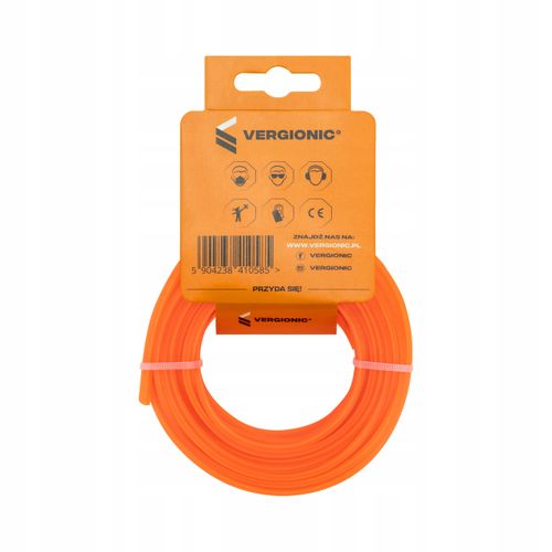 Żyłka tnąca 2,4 mm x 15 m kwadratowa VERGIONIC na Arena.pl