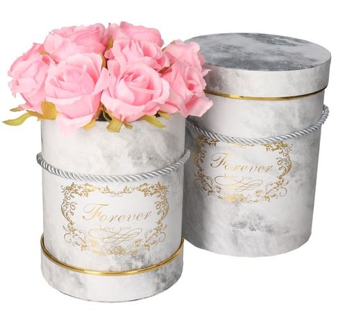 FLOWER BOX PUDEŁKO NA KWIATY PREZENT DEKORACJE 2SZT na Arena.pl