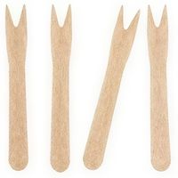 Widelczyki drewniane do frytek 8,5 cm 1000 szt.