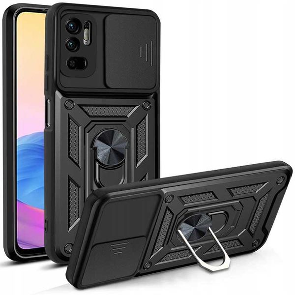 Spacecase Camring Redmi Note 10 5G/Poco M3 Pro Cza zdjęcie 6