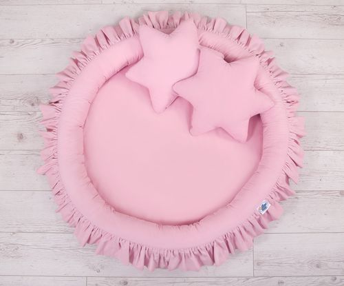 Gniazdko z falbanką - różowe na Arena.pl