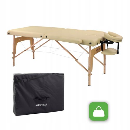 ŁÓŻKO STÓŁ DO MASAŻU SKŁADANY SOFIA LIGHT WYSOKI KOMFORT PIANKA 5CM na Arena.pl