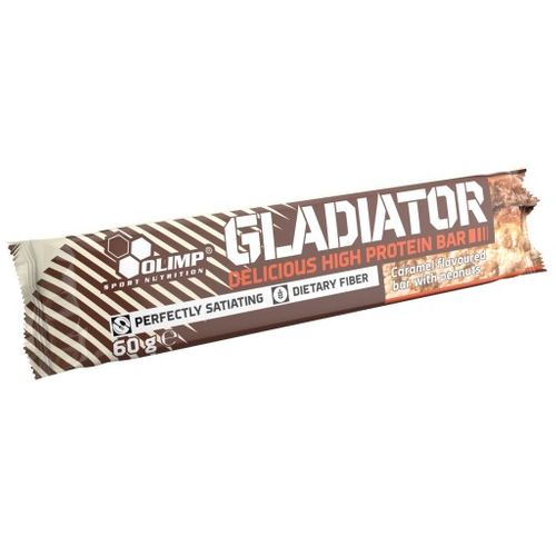OLIMP GLADIATOR KARMEL 60g BATON BIAŁKO PROTEIN na Arena.pl