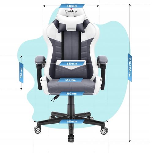FOTEL GAMINGOWY DLA GRACZA BIUROWY HELL'S na Arena.pl