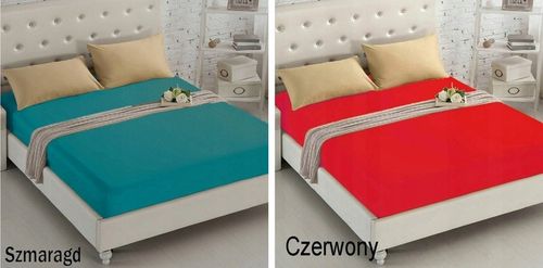 GRUBE PRZEŚCIERADŁO JERSEY Z GUMKĄ 200x220 + ZAKŁADKA NA ŁÓŻKO SOFĘ na Arena.pl