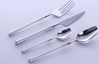 Sztućce - NEW DESIGN 24 Szt - Srebrne - OKAZJA!