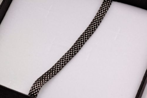 Staviori Bransoleta  Srebro rodowane BDX3700 na Arena.pl