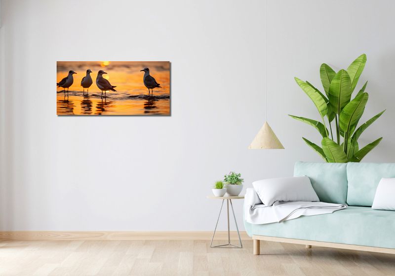 Obraz 90x40cm Mewia Gawęda zdjęcie 2