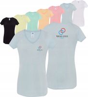 Damski T-shirt rękawy typu reglan TWÓJ HAFT LOGO firmowa reklamowa 20 sztuk