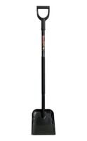 łopata mercedes oprawny trzonek metalowy, uchwyt dy plastik - mg-800-0402