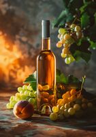 Plakat 42x59,4cm Bursztynowe Wino