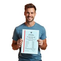 ŚWIADECTWO DYPLOM PREZENT NA WALENTYNKI UPOMINEK WALENTYNKOWY DLA NIEGO