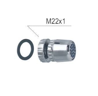 Perlator Dafi komplet - kolor chrom zdjęcie 1
