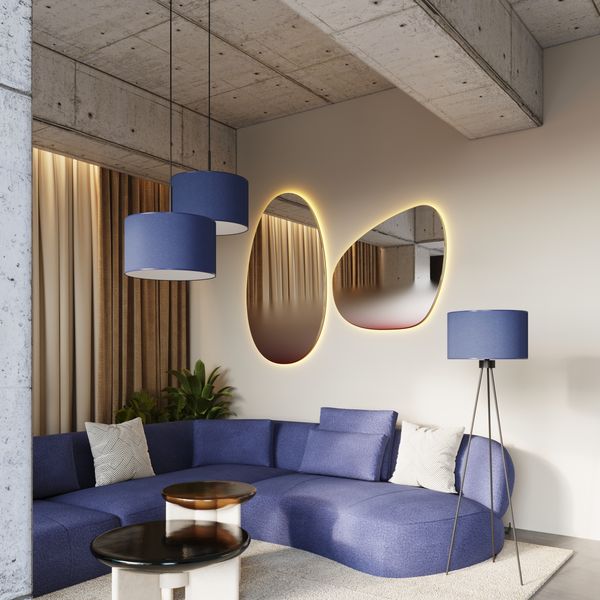 Lampa wisząca NEVIA granat zdjęcie 11