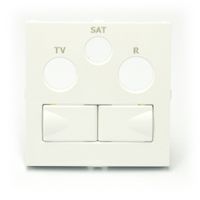 Efapel Base element centralny do gniazda multimedialnego biały 90773 TBR