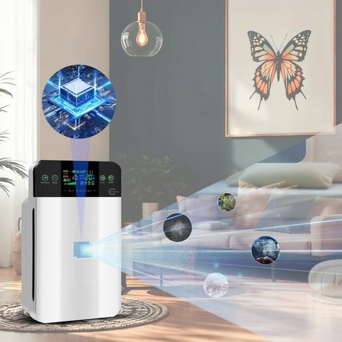 Duży AUTOMATYCZNY OCZYSZCZACZ POWIETRZA HEPA + jonizacja sterylizacja na Arena.pl