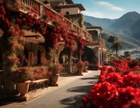 Plakat 65x50cm Czerwona Idylla