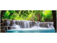 100X40CM WODOSPAD OBRAZ DREWNO