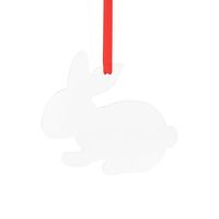 Zawieszka z aluminium do sublimacji - Króliczek