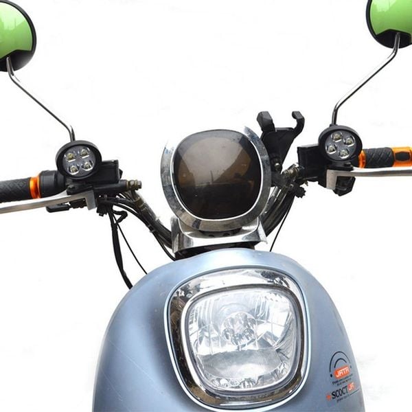 Mocowane Pod Lusterka Dwie Lampy Motocyklowe Led 12V/12W zdjęcie 10