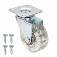 Kółko meblowe gumowe z gumą ogumowane KM fi 50 mm 50kg