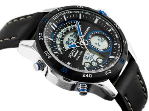 PERFECT - A8009 (zp258b) - silver/blue na Arena.pl