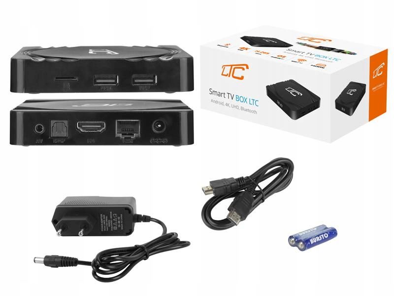 Odtwarzacz smart TV 4K android 9.1 WiFi NETFLIX zdjęcie 3