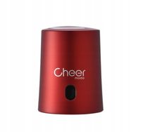 Korek próżniowy do wina Cabin czerwony Cheer Moda