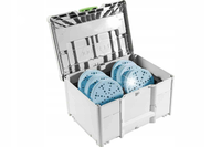 120x Krążki Ścierne Papier Ścierny Festool Rzep Szlifierki D150 + Systainer