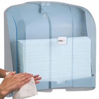 Pojemnik Dozownik Podajnik na ręczniki papierowe ZZ Transparentny ATEST PZH