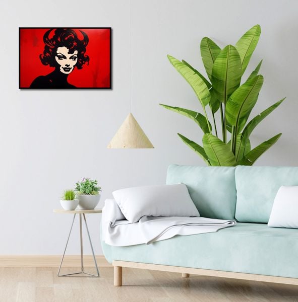 Plakat 60x40cm Czerwona Diablica zdjęcie 4