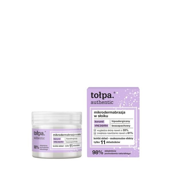 Tołpa authentic mikrodermabrazja w słoiku 65 g zdjęcie 1
