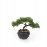 sztuczne drzewka BONSAI Cedr 26 cm drzewko iglak bonzai z kamieniami