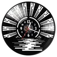 Zegar ścienny z płyty winylowej Zachód słońca 262.14