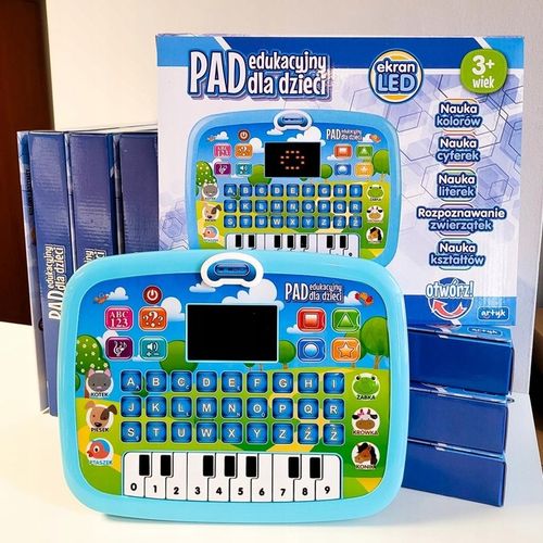 LAPTOP TABLET DOTYKOWY EDUKACYJNY KOMPUTER LCD PL na Arena.pl