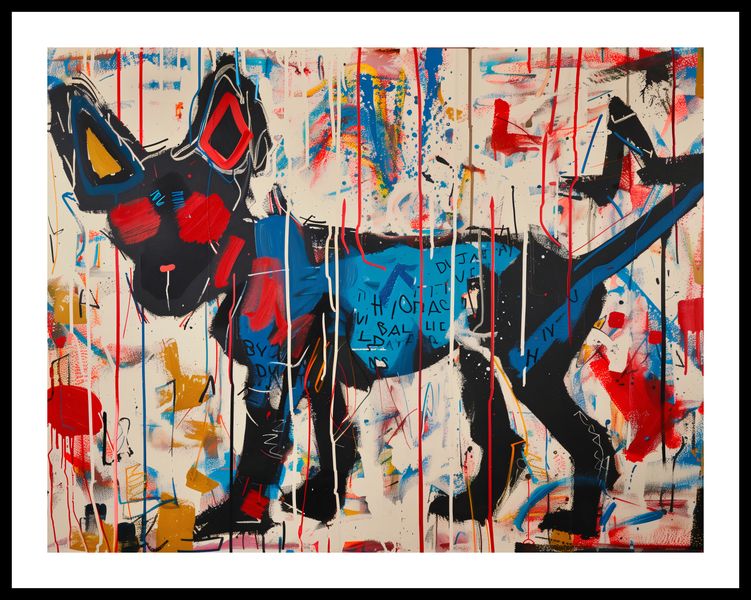 Plakat 65x50cm Miejski Pies zdjęcie 3