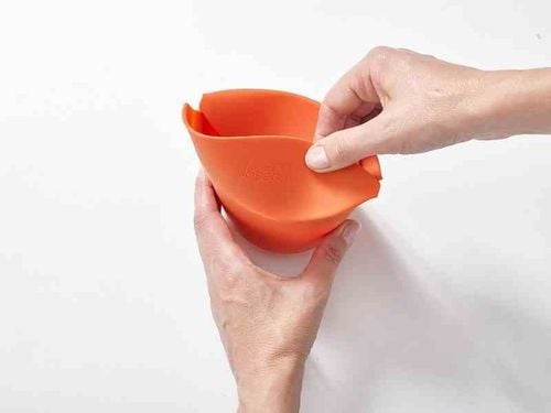 JJ - Zestaw 2 pojemników do popcornu, M-Cuisine pomarańczowy/szary na Arena.pl