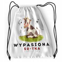 Plecak Urodziny 50 50Te Sportowy Szkolny Worek Z Nadrukiem Ze Zdjęciem
