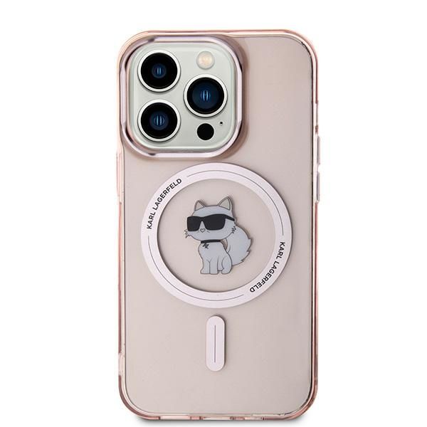 Etui Karl Lagerfeld do iPhone 14 Pro Max, Różowy, MagSafe zdjęcie 3