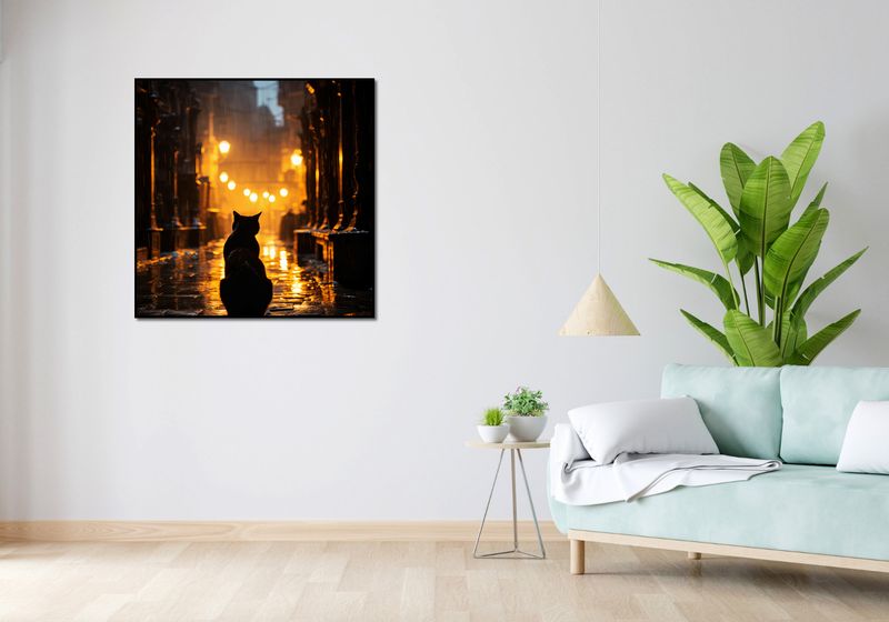 Plakat 90x90cm Samotna Wędrowczyni zdjęcie 4